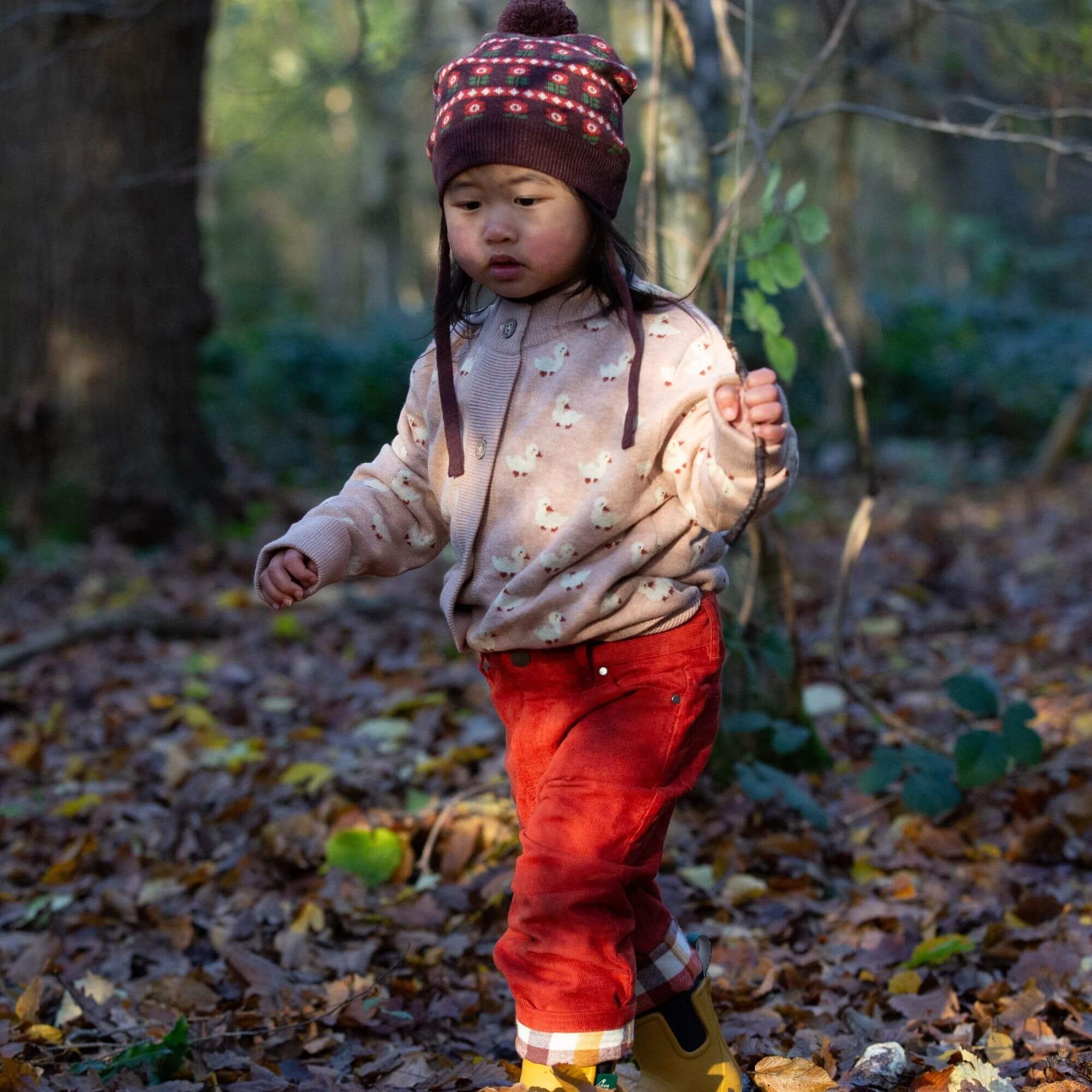 Puddle Ducks Knitted Cardigan