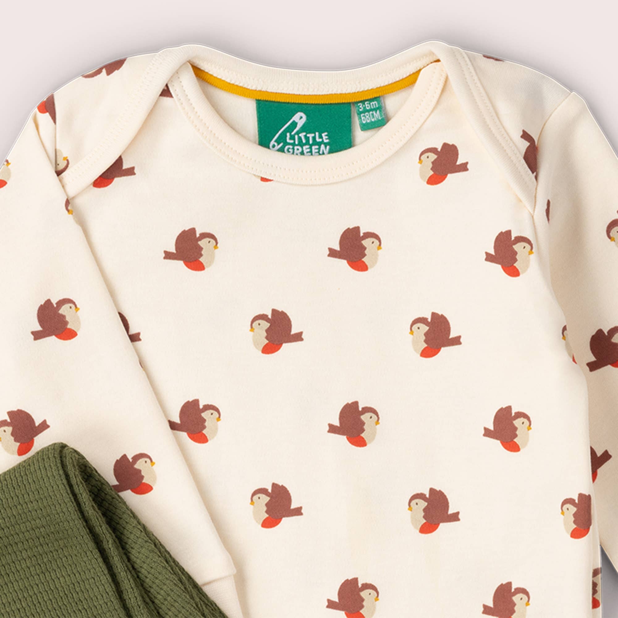 Little Robin Organic T-Shirt And Jogger Playset