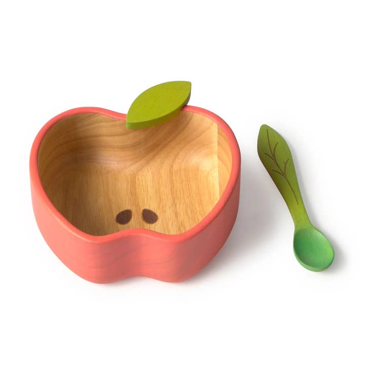 Oli&Carol Pepa the Apple Bowl & Spoon Set