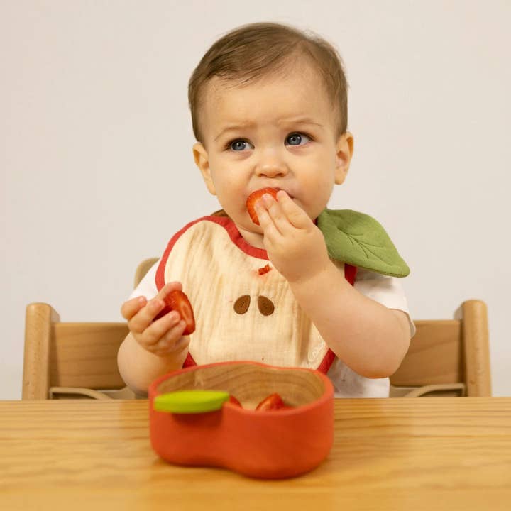 Oli&Carol Pepa the Apple Bowl & Spoon Set