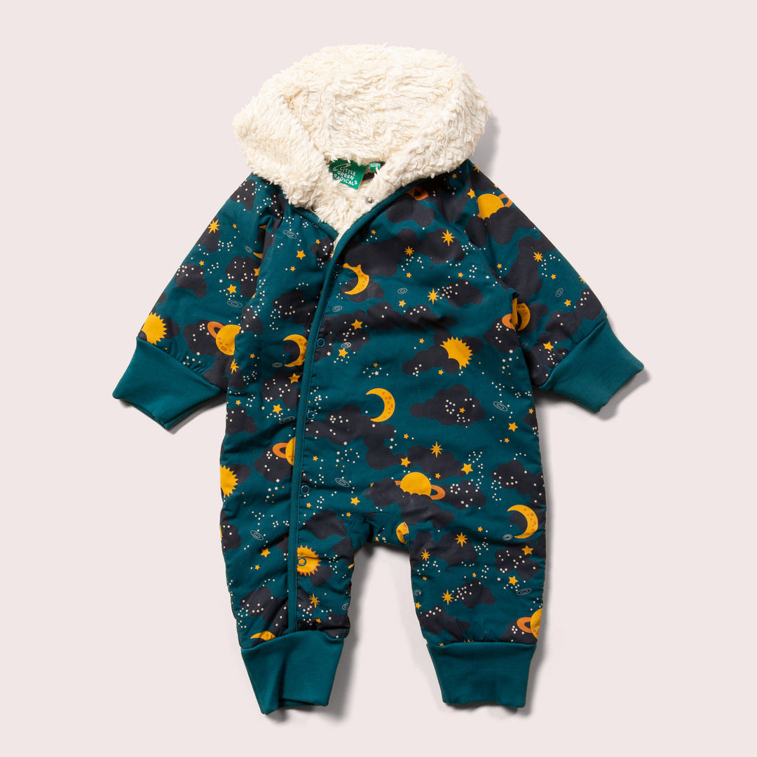 Little Green Radicals Saturn Nights Sherpa Lined Snowsuit