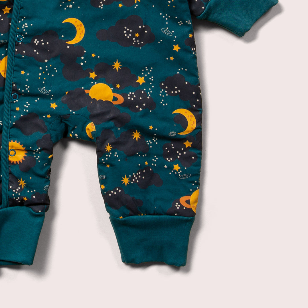 Little Green Radicals Saturn Nights Sherpa Lined Snowsuit