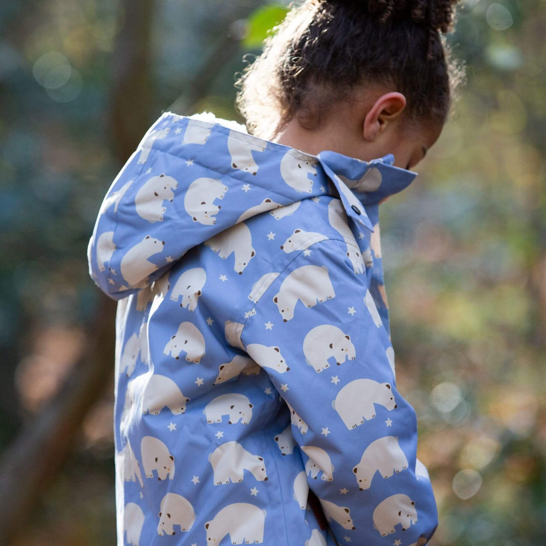 Little Green Radicals Snow Bears Recycled Waterproof Adventure Winter Coat