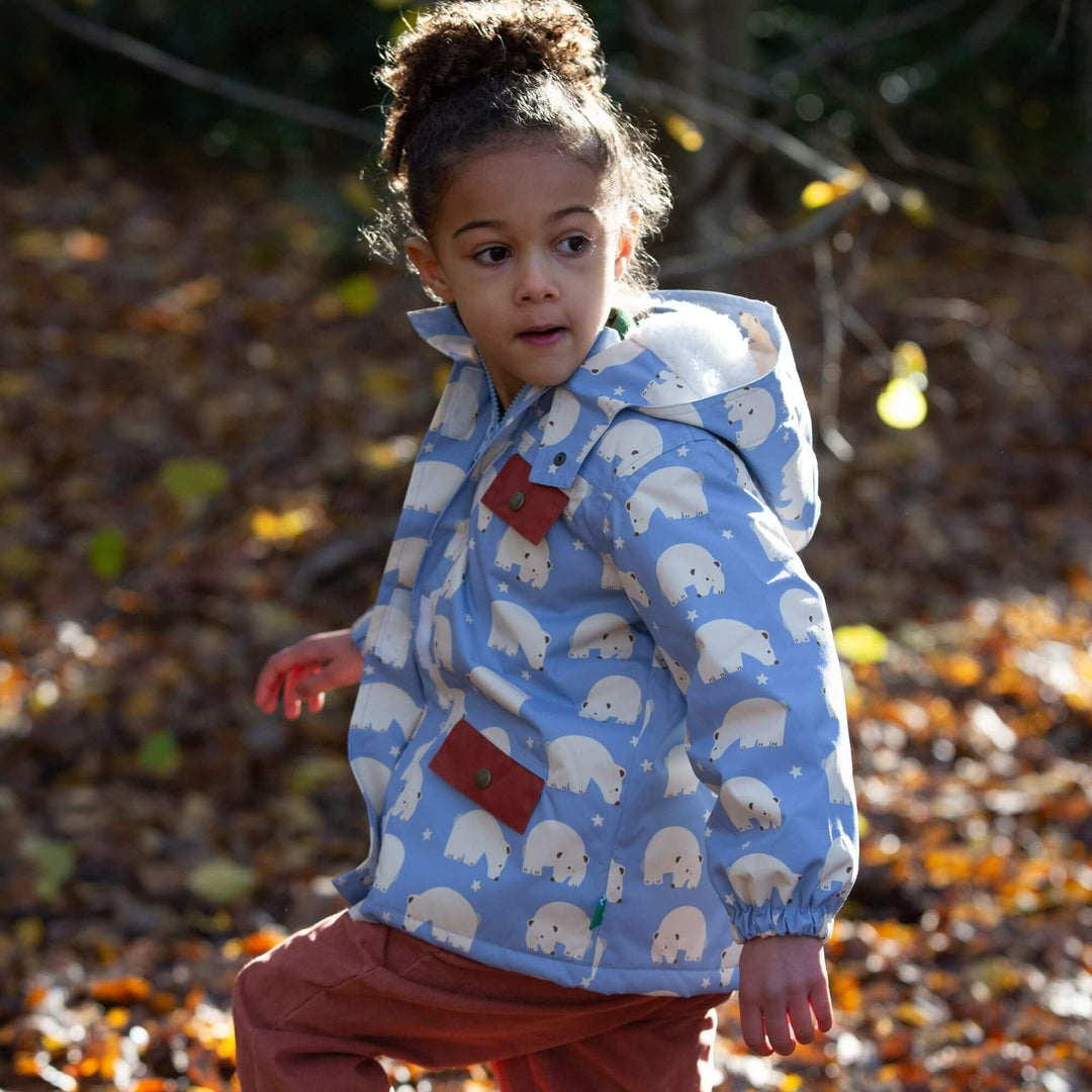 Little Green Radicals Snow Bears Recycled Waterproof Adventure Winter Coat