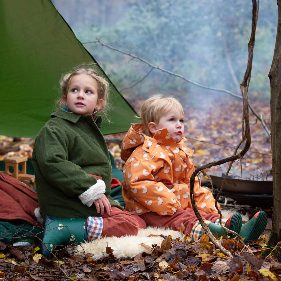 Little Green Radicals Gold Ducks Recycled Waterproof Adventure Winter Coat