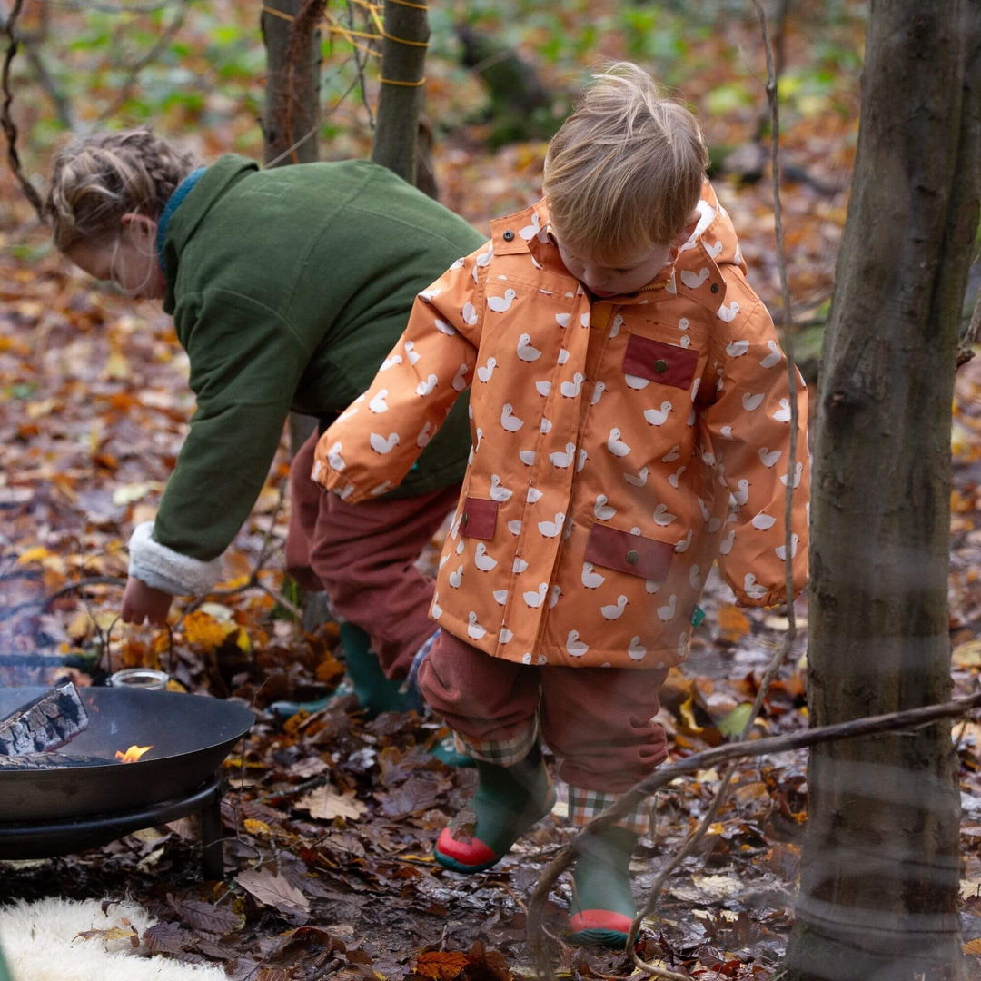 Little Green Radicals Gold Ducks Recycled Waterproof Adventure Winter Coat
