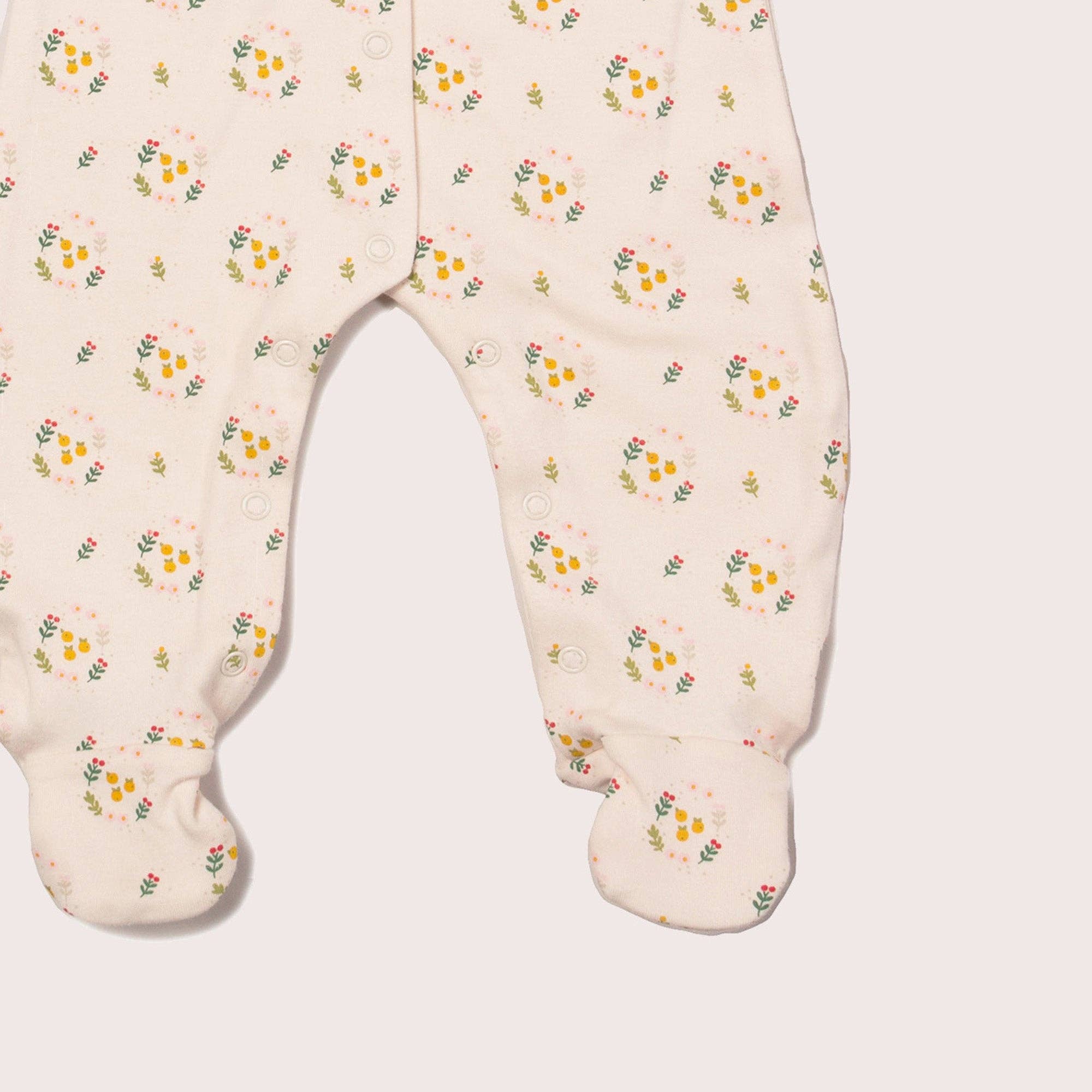 Quince Flowers Babygrow