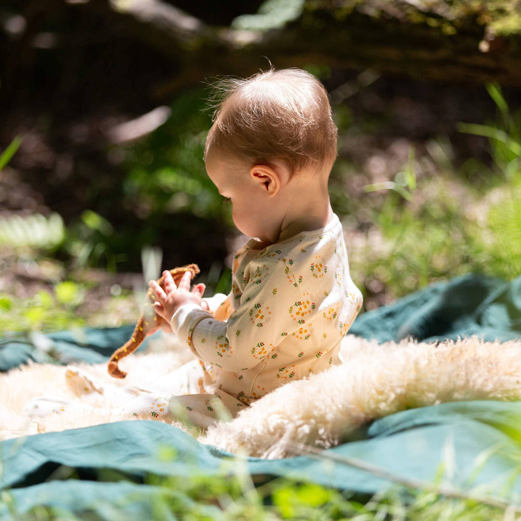 Quince Flowers Babygrow