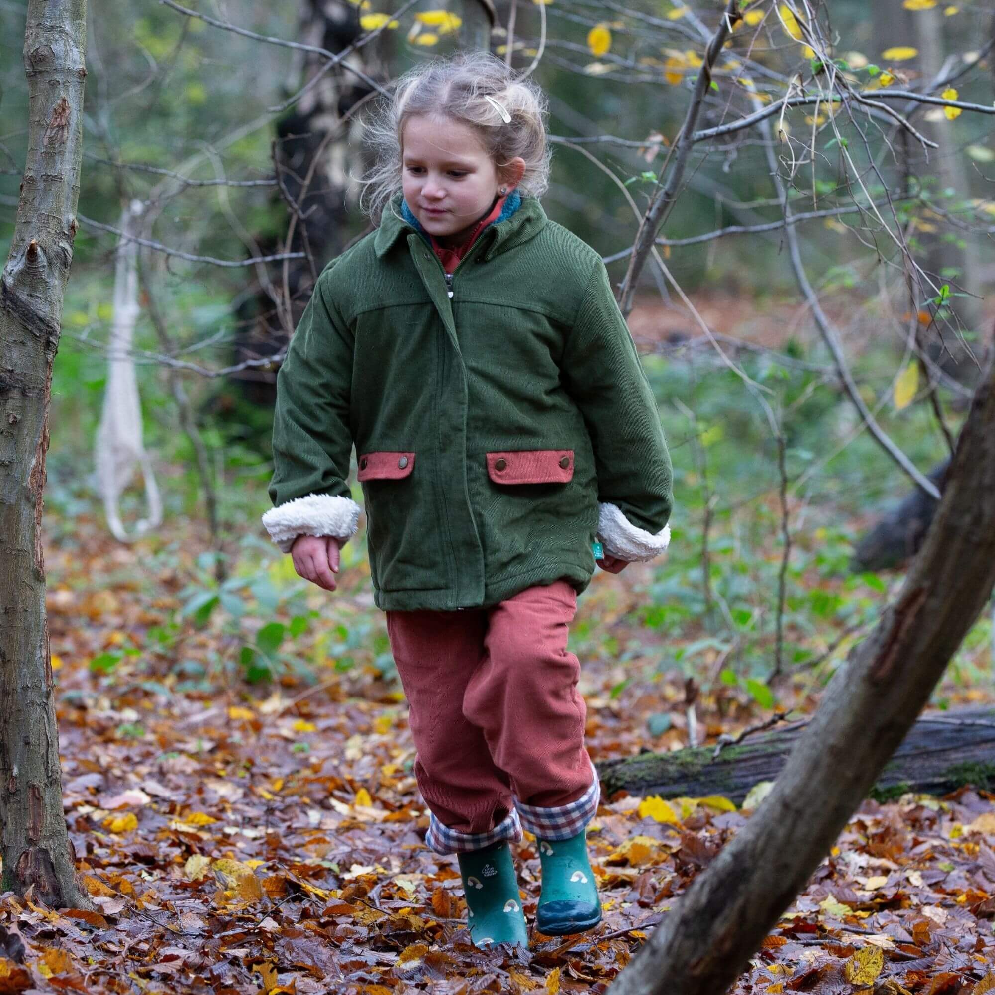 Ginger Corduroy Lined Adventure Jeans