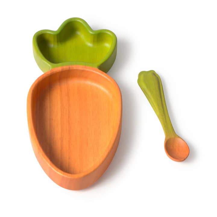 Oli&Carol Cathy the Carrot Plate & Spoon Set
