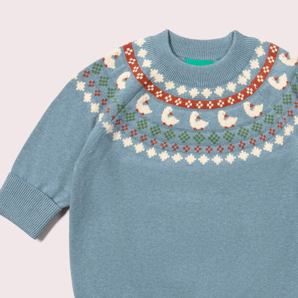 Little Ducks Fairisle Knitted Jumper